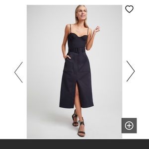 Goop Danielson Midlength Skirt w/ Pockets